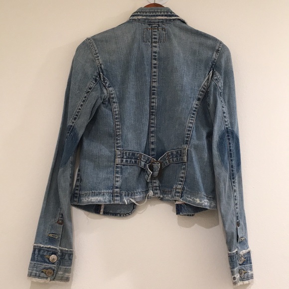 True Religion Distressed Jeans Blazer - Picture 2 of 11